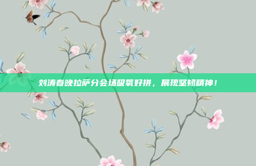 刘涛春晚拉萨分会场吸氧好拼，展现坚韧精神！