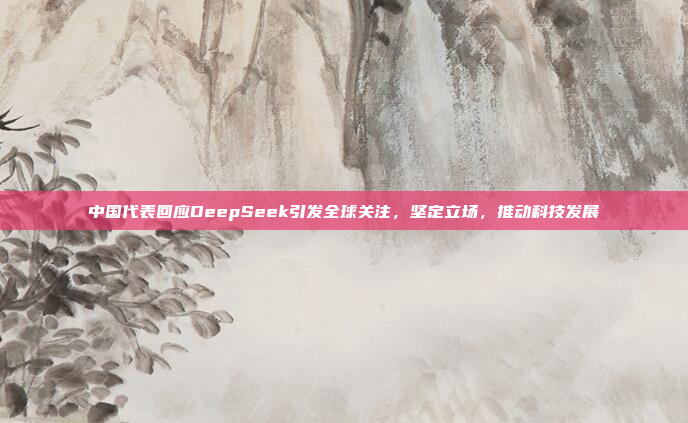 中国代表回应DeepSeek引发全球关注，坚定立场，推动科技发展